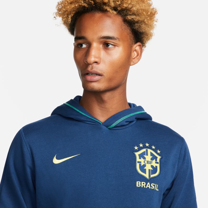 Nike Brazil Travel Men's Fleece Soccer Hoodie - Niky's Sports