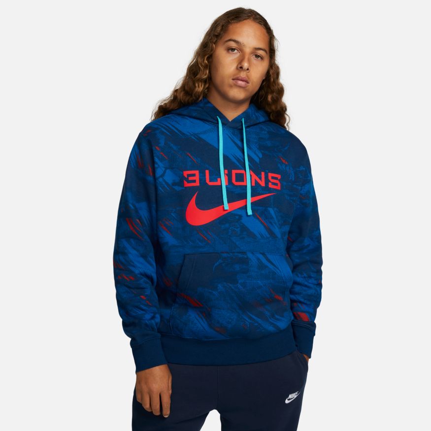 Nike England Club Fleece Men&#39;s Pullover Hoodie