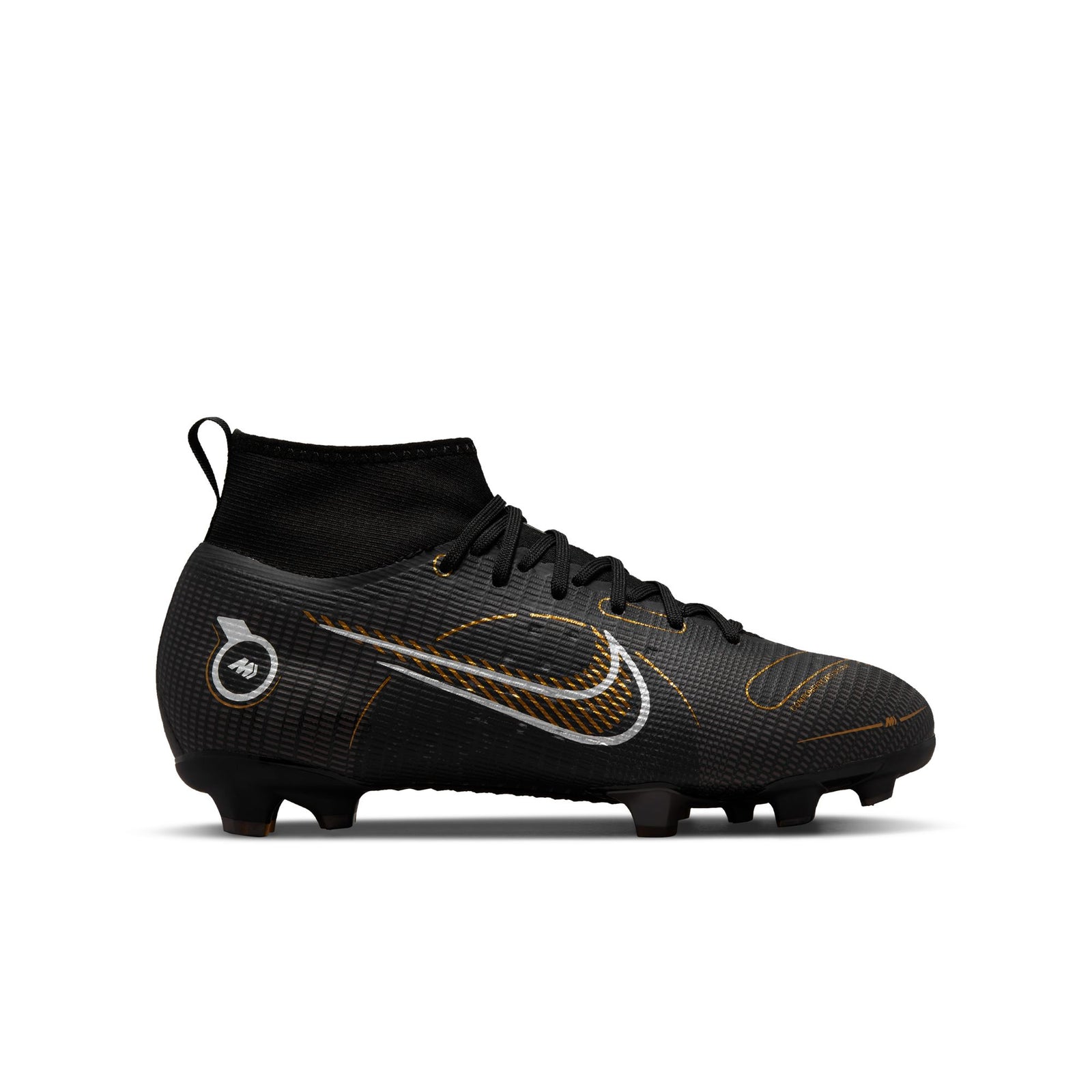 Size 5- Nike Jr. Mercurial Superfly 8 buy Club MG Cleat Black DJ2904-007.