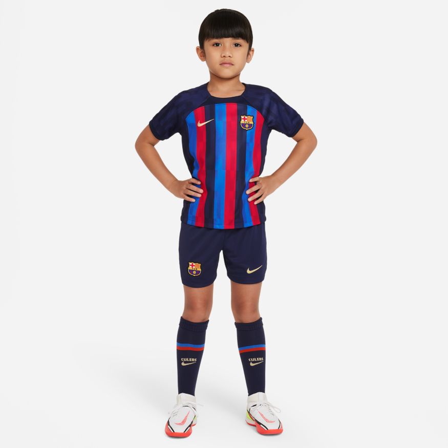 Nike FC Barcelona 2022/23 Home Little Kids&#39; Soccer Kit