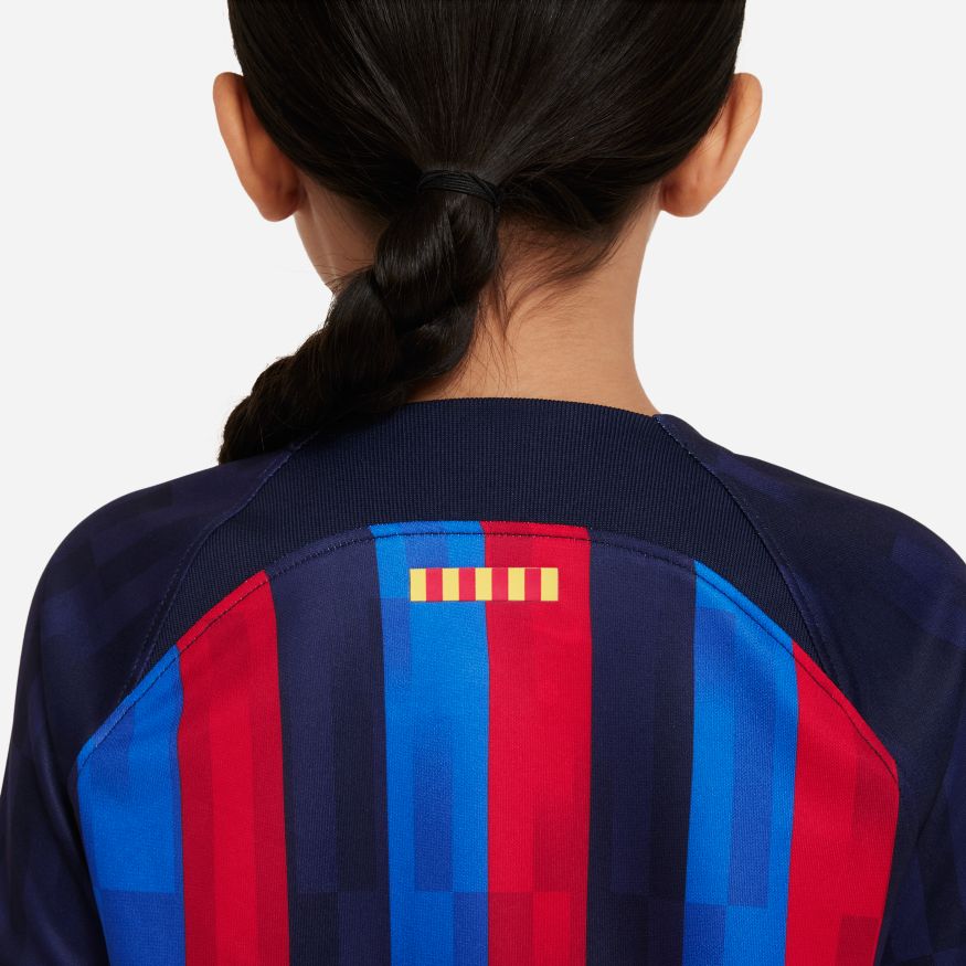 Nike FC Barcelona 2022/23 Home Little Kids' Soccer Kit