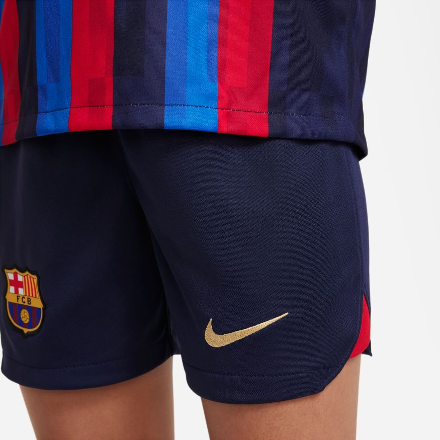 Nike FC Barcelona 2022/23 Home Little Kids' Soccer Kit