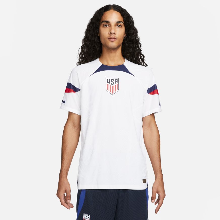 Nike U.S. 2022/23 Match Home Men&#39;s Nike Dri-FIT ADV Soccer Jersey - DN0638-101-NIKE by Nike | Available at Niky&#39;s Sports