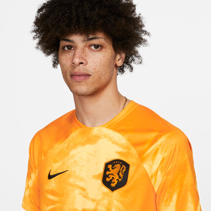 Relaterede er der frisør Nike Netherlands 2022/23 Stadium Home Men's Dri-FIT Soccer Jersey