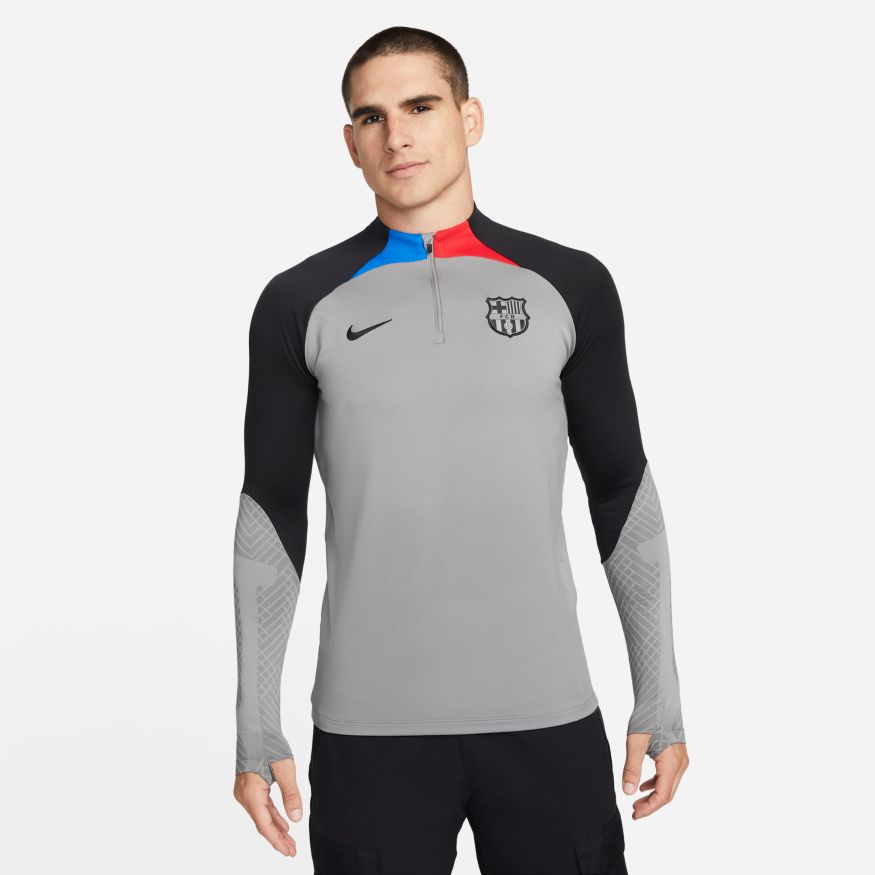 Nike FC Barcelona Strike Men&#39;s Dri-FIT Knit Soccer Drill Top