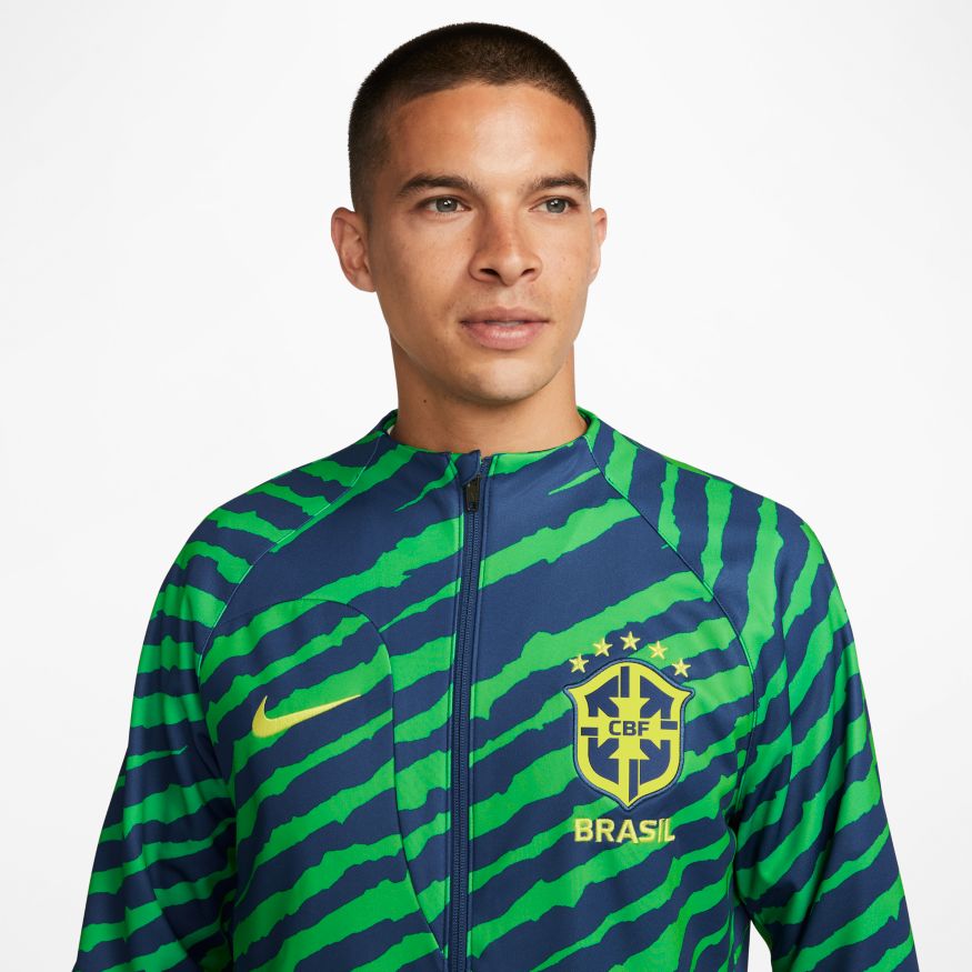 Nike Brasil Academy Pro Men's Full-Zip Knit Soccer Jacket