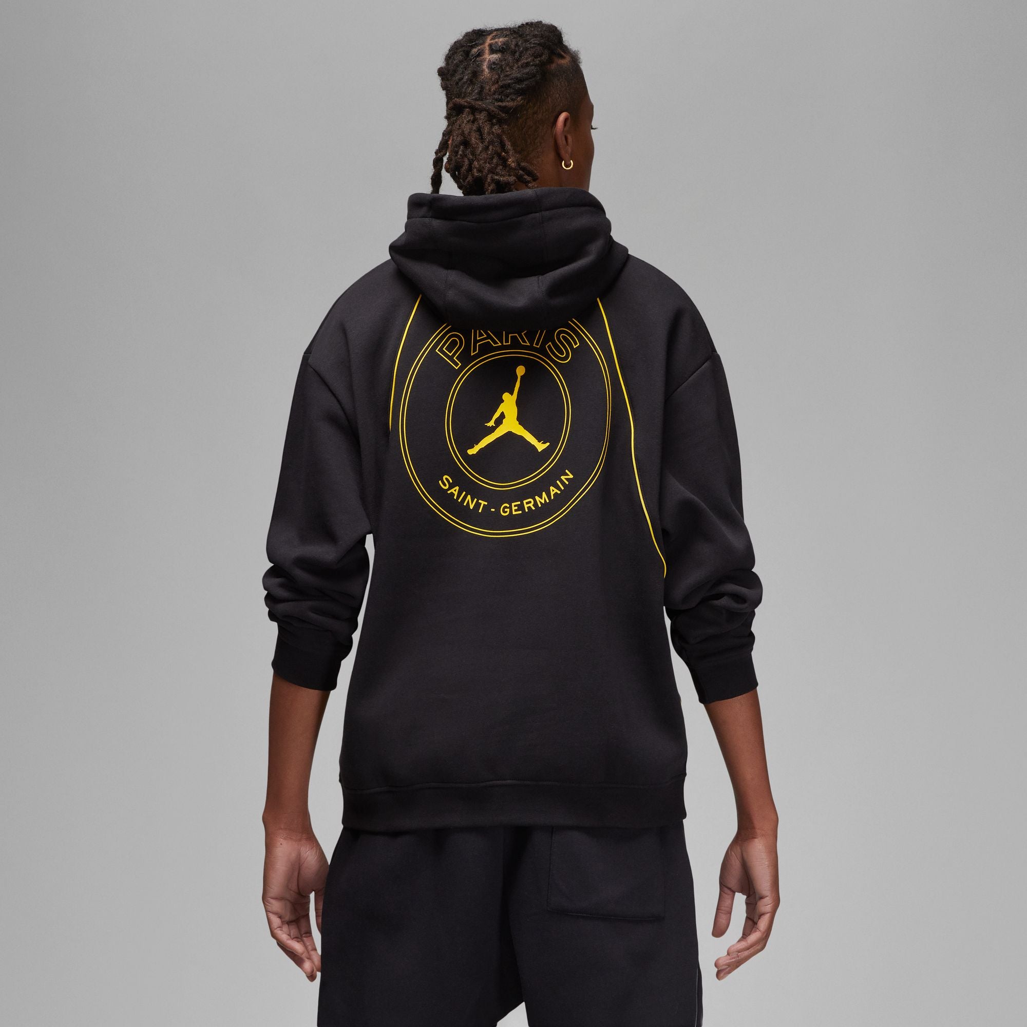 Jordan PSG Fleece Hoodie Men's Black