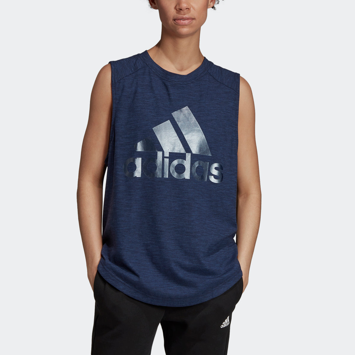 Women&#39;s Athletics ID Winners Muscle T-Shirt - Navy