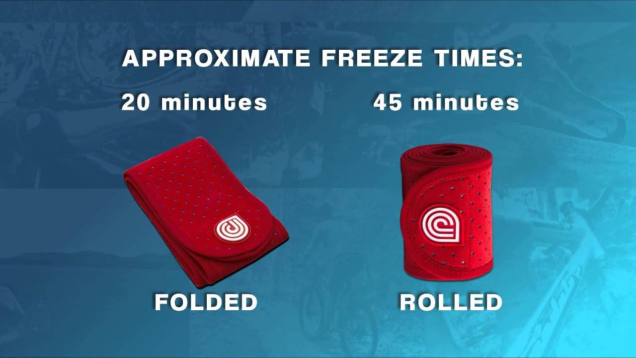 DR.COOL COOLING RECOVERY WRAP - RED