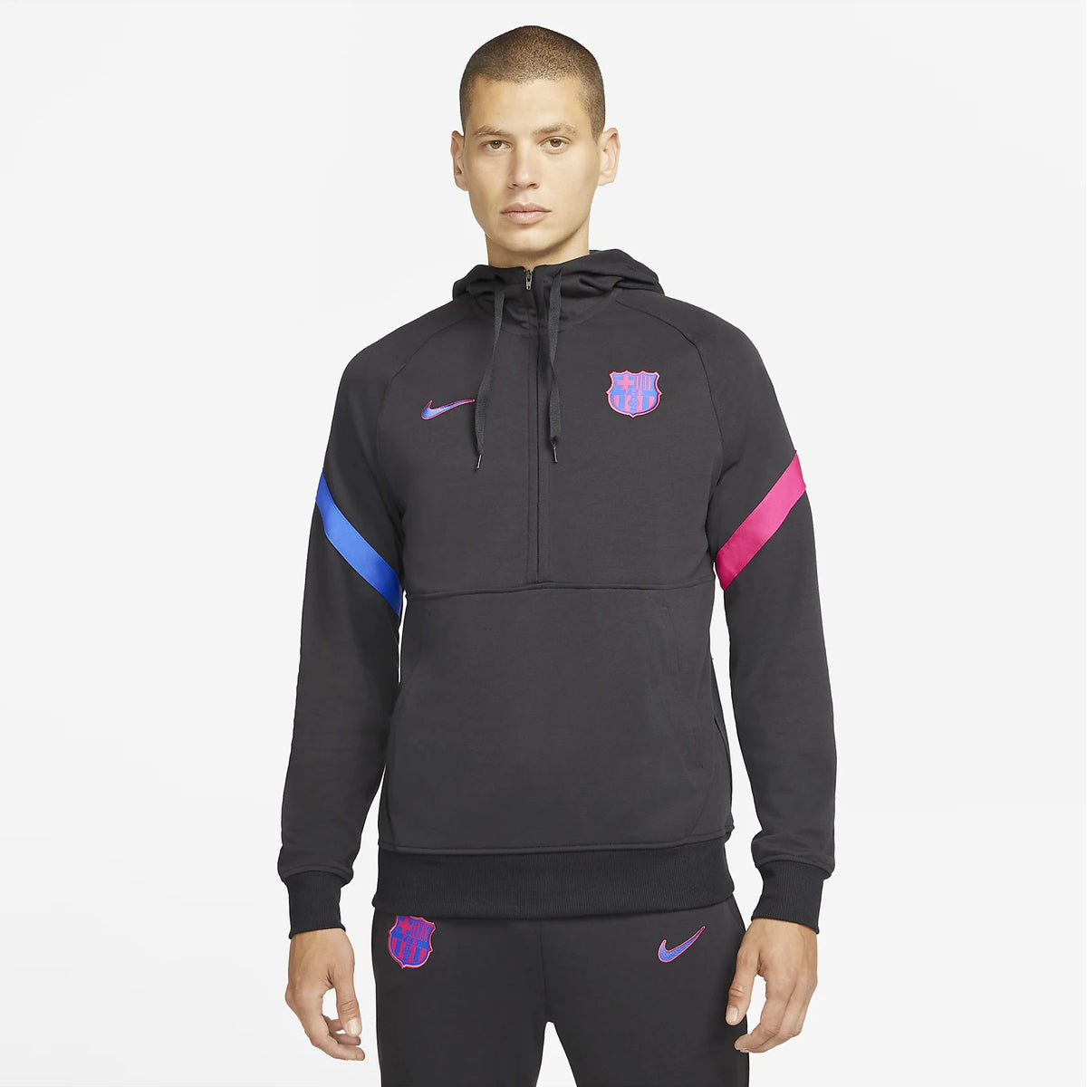 Nike Men&#39;s FC Barcelona NSW Hooded Sweatshirt