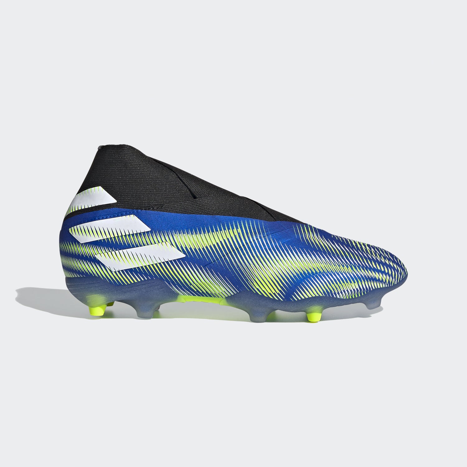 Nemeziz+ Firm Ground Cleats - Royal Blue/Cloud White/Solar Yellow