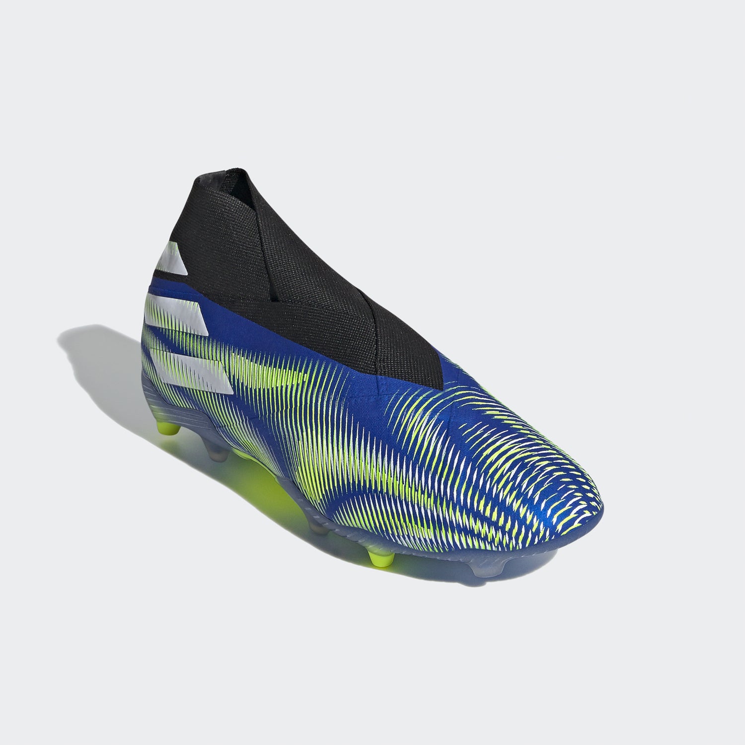 Nemeziz+ Firm Ground Cleats - Royal Blue/Cloud White/Solar Yellow