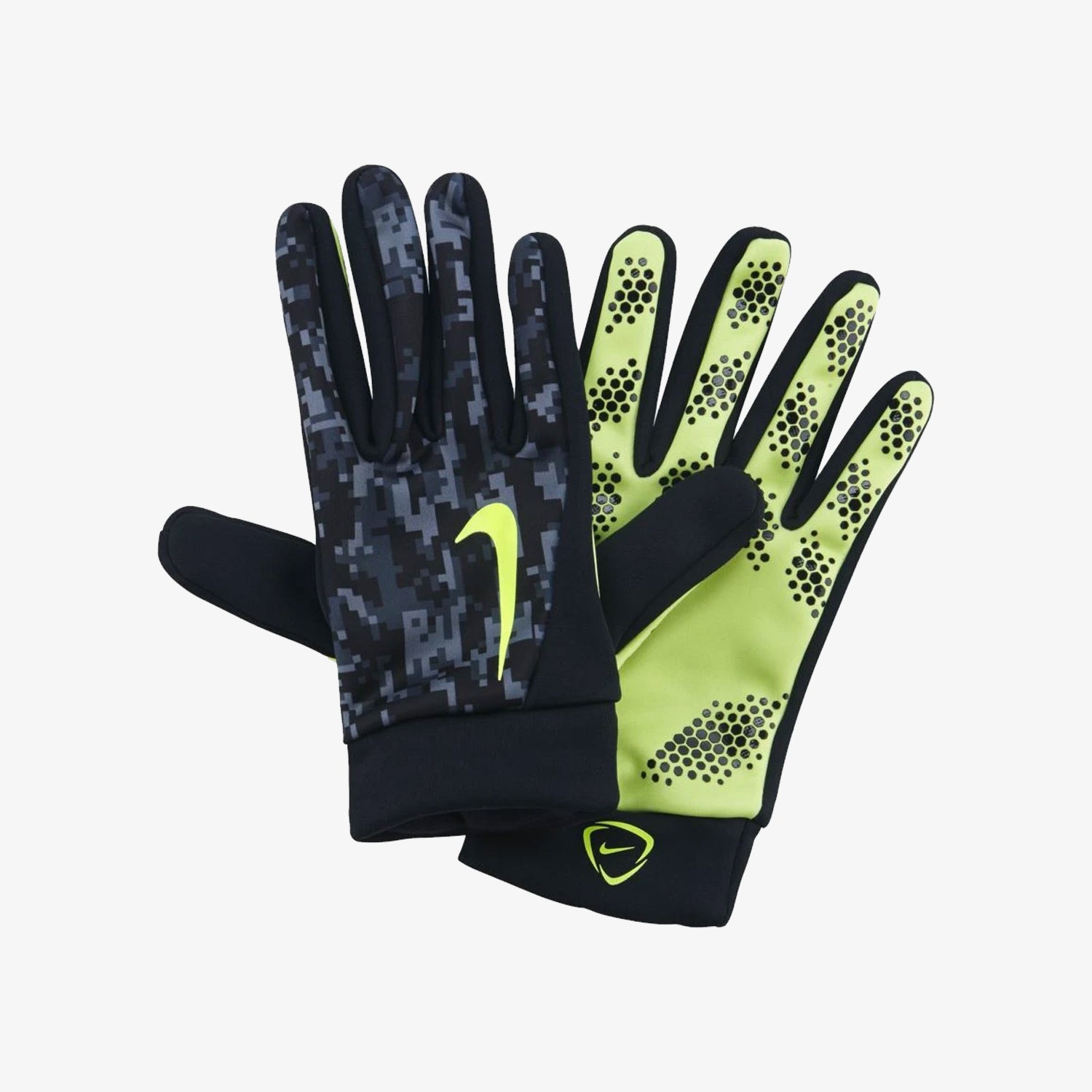 Requisitos este Promesa Kid's Hyperwarm Field Player Gloves - Black/Volt