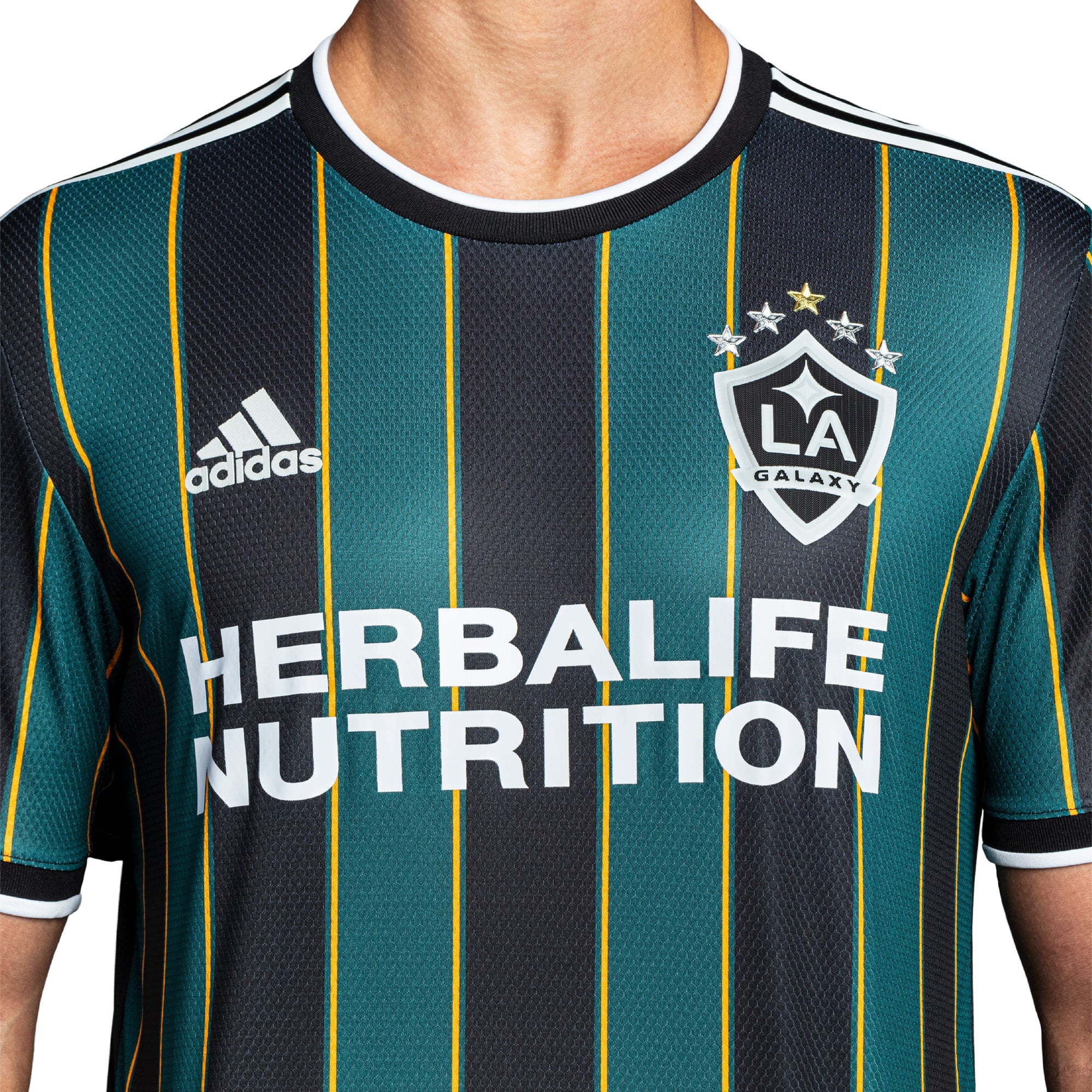 Authentic Adidas Los Angeles LA GALAXY 21/22 Away MLS Soccer Jersey L  (GI6429)