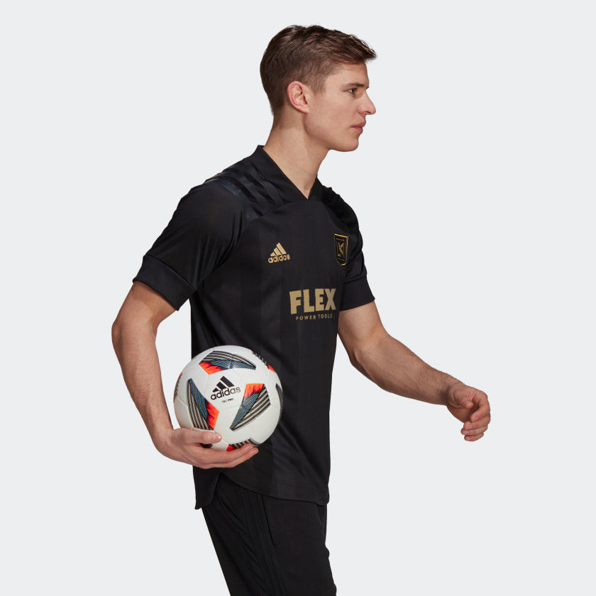 adidas Lafc 2021 Authentic Home Jersey Black Gold FL9602 Mens Size 2xl XXL  for sale online