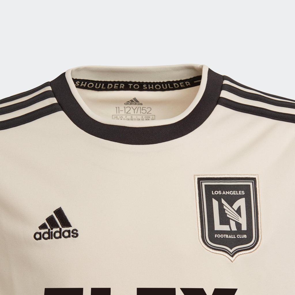  adidas LAFC 2018 Away Youth Jersey- White/Gold YS : Sports &  Outdoors