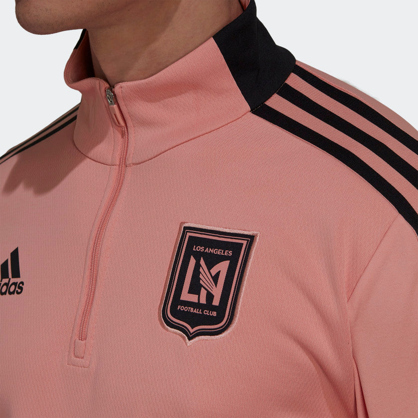 LAFC adidas Henley AEROREADY Polo - Tan