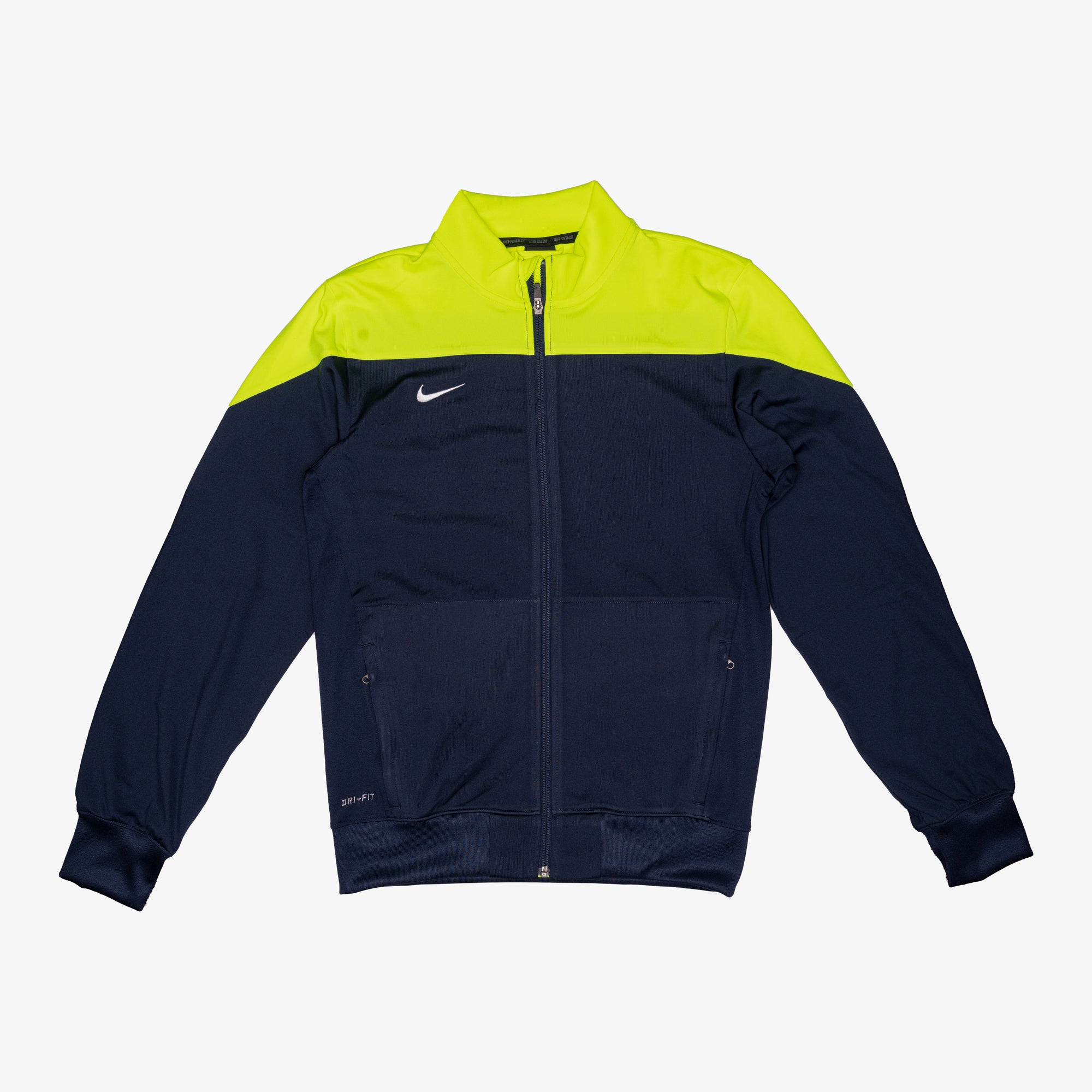 Squad Track Jacket Navy/Volt - Youth