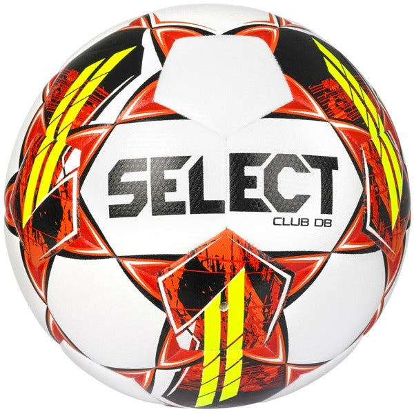 SELECT CLUB DB V22 WHITE/RED SOCCER BALL - 0256066881-SELECT by Select | Available at Niky&#39;s Sports