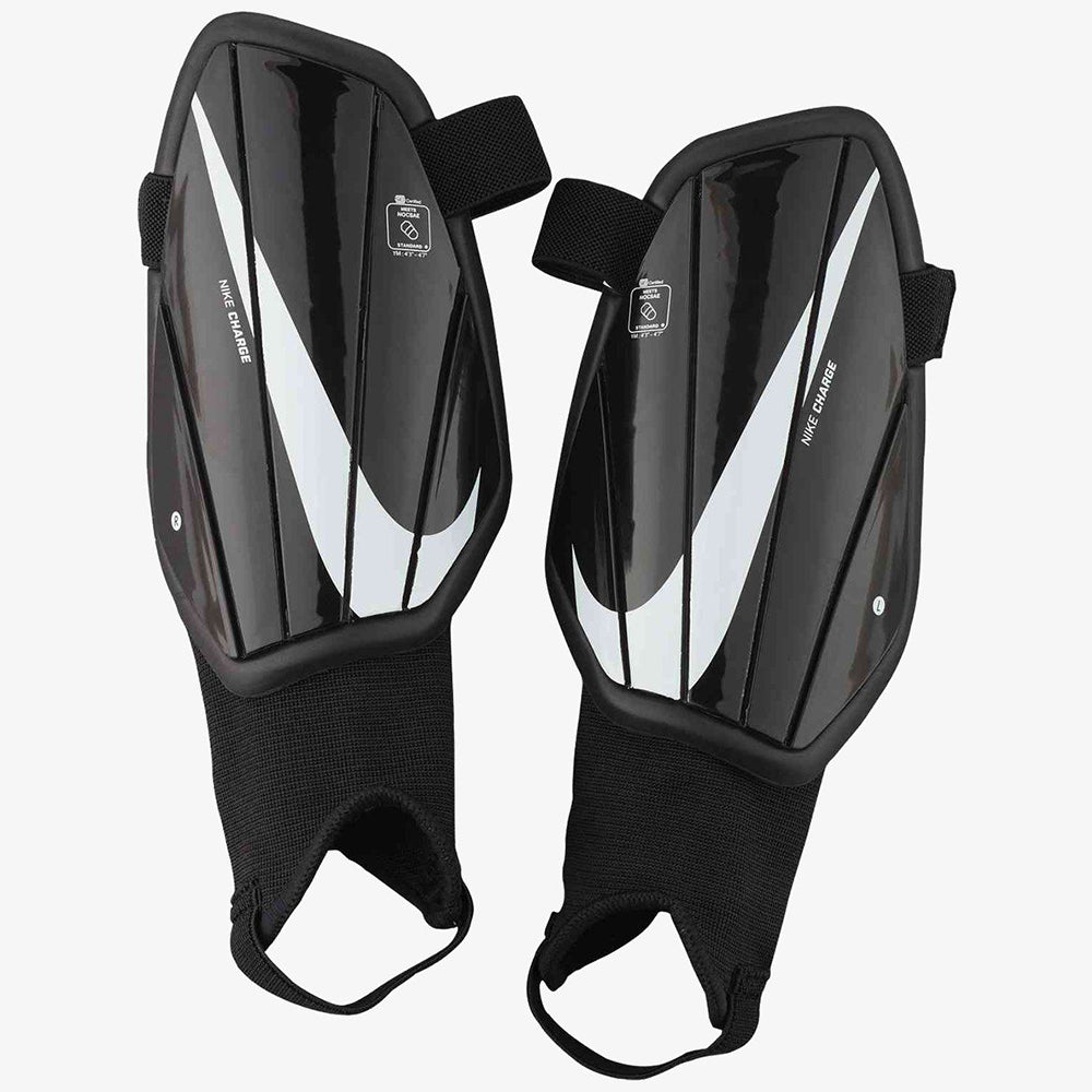 Nike Kid's Charge Shield Shin Guards - Black/White