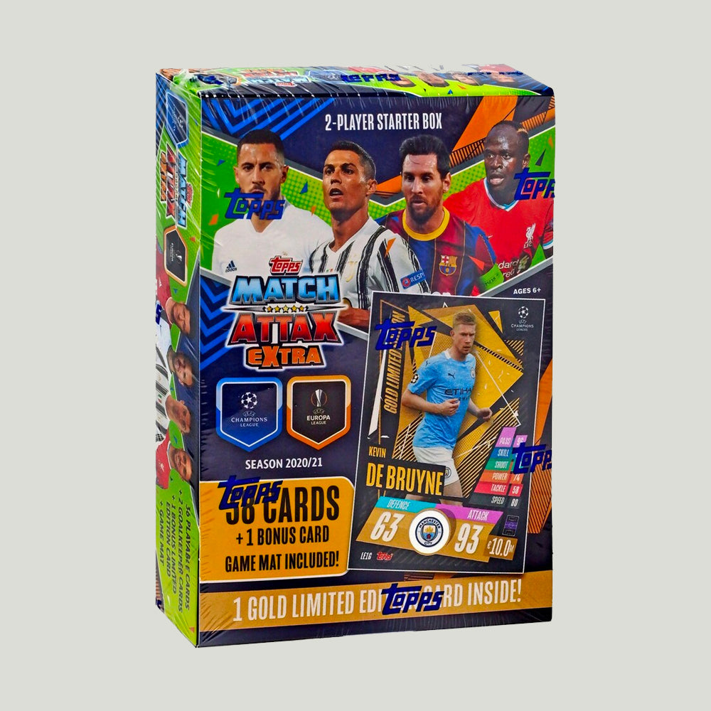 UEFA Match Attax Xtra 20/21 UEFA 2 Player Starter Box Trading Cards