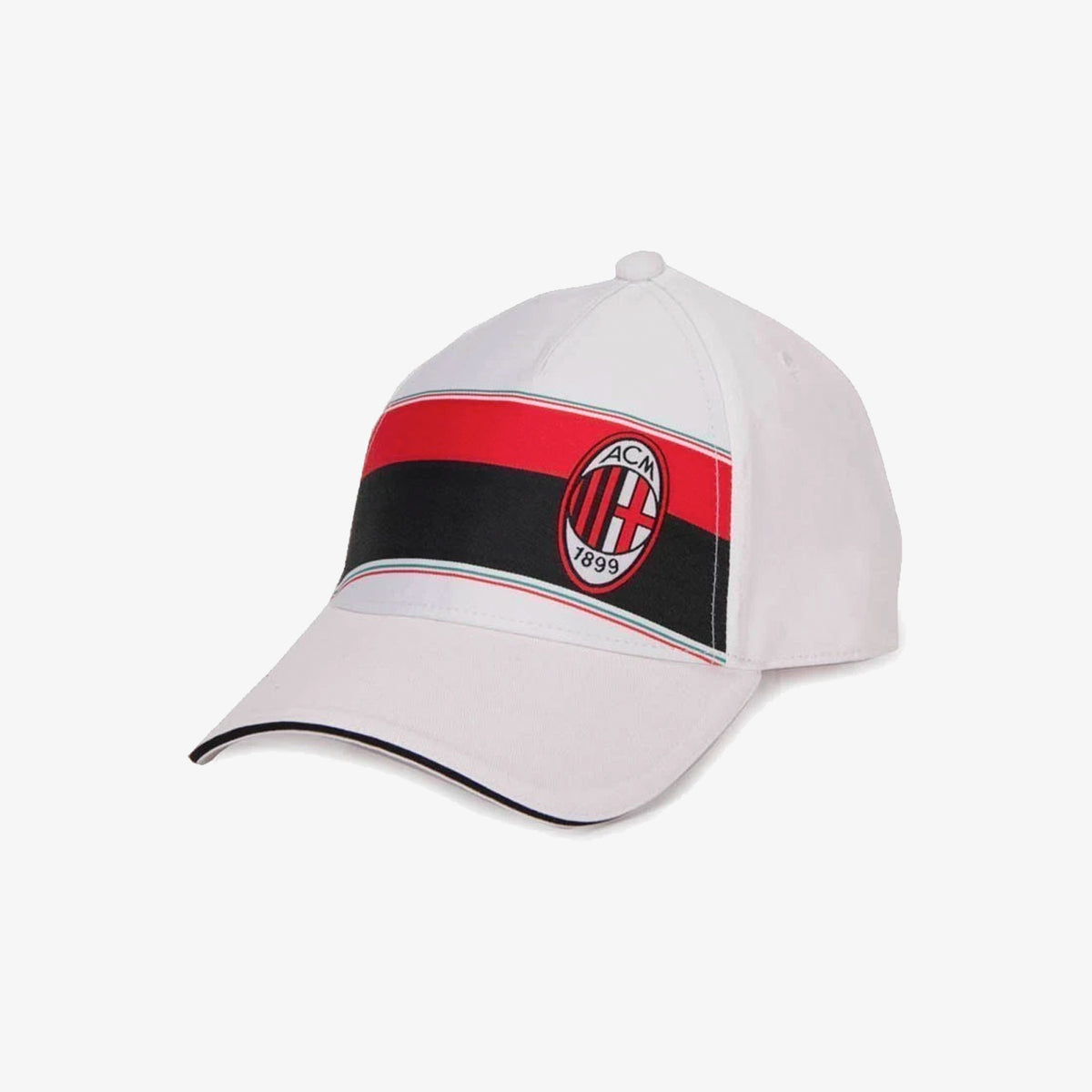 AC Milan Soccer Cap - White/black/Red