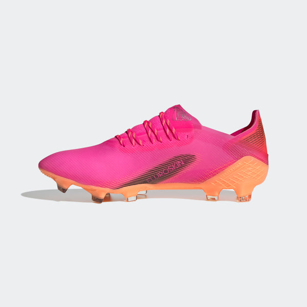 X Ghosted.1 FG Soccer Cleats - Shock Pink/Core Black/Screaming