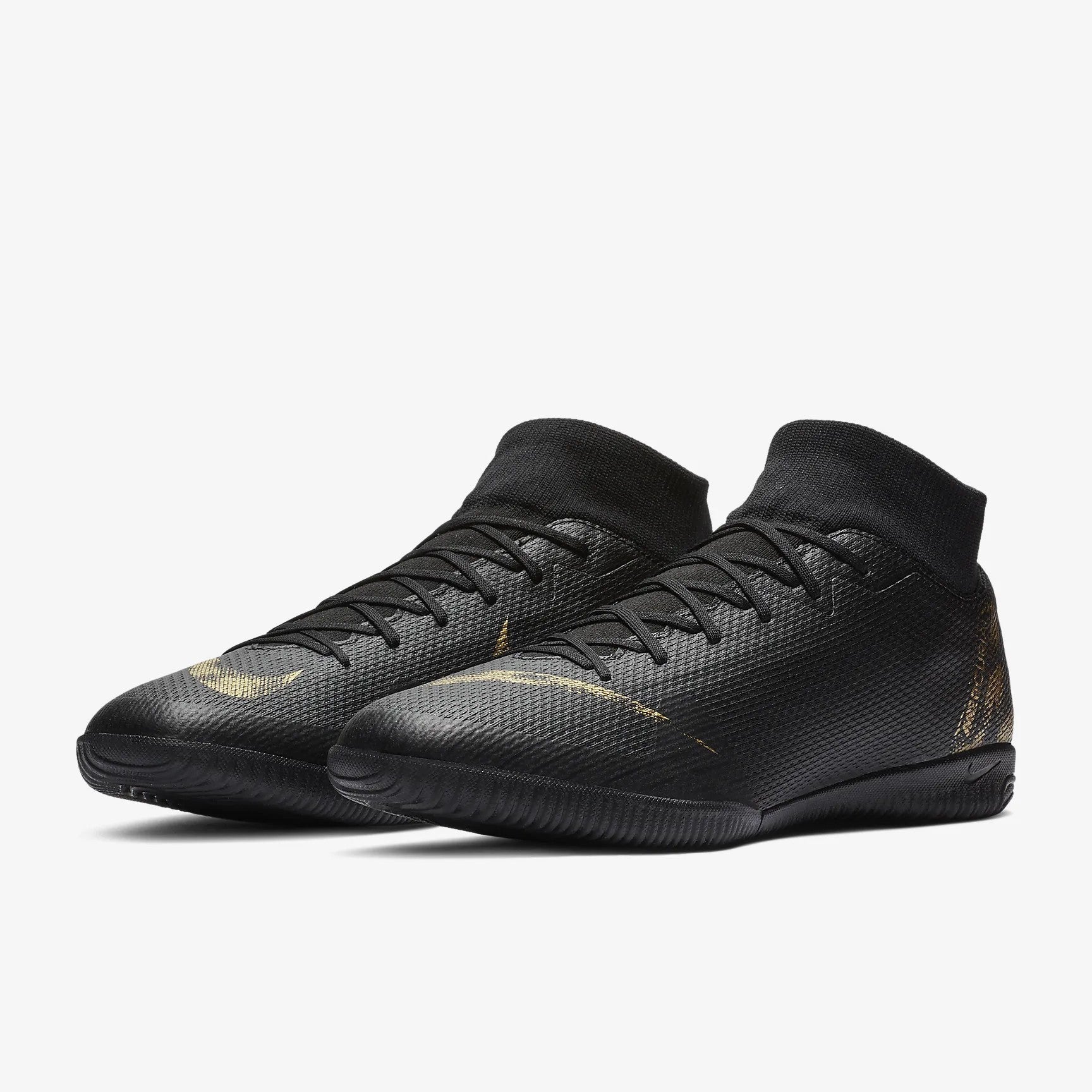 Men's SuperflyX 6 Academy Indoor Soccer Shoes - Black