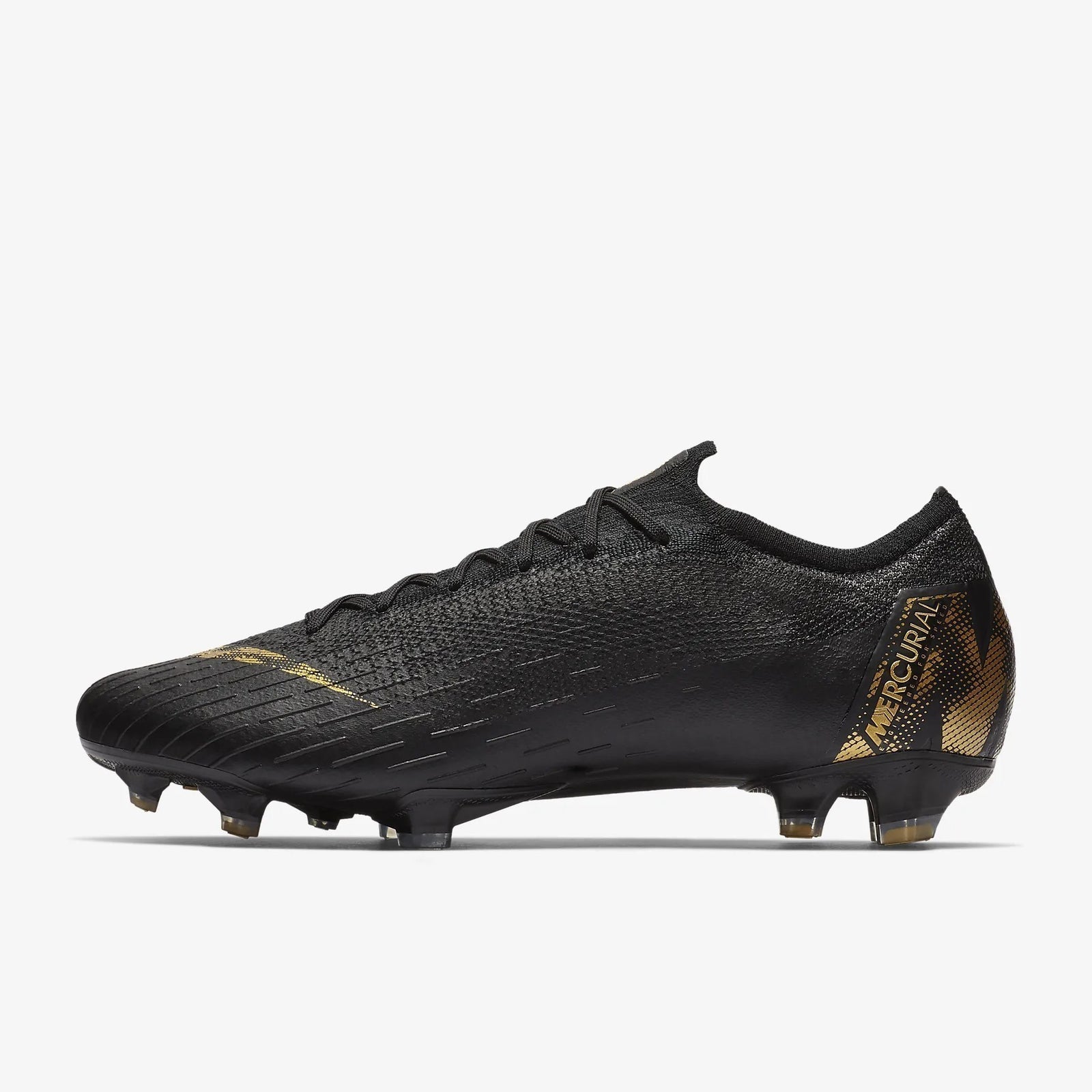 Nike mercurial vapor 12 elite fg black lux - sort/guld sales
