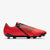 Men's PhantomVNM Pro FG Soccer Cleats - Bright Crimson/Bright Crimson/Metallic Silver/Black