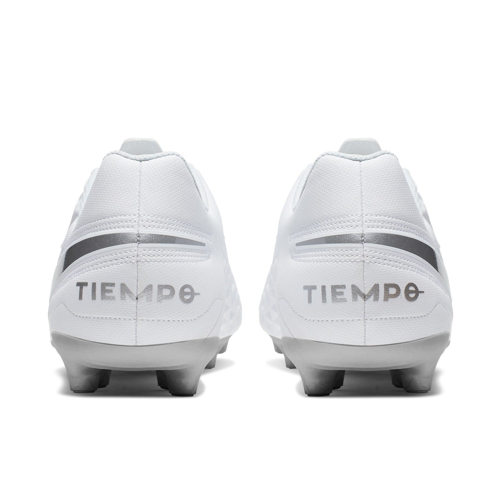 Tiempo Legend 8 Club FG/MG Cleats - White/Chrome/Pure Platinum