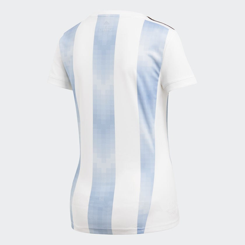 Women's Argentina Home World Cup 18 Jersey - White/Blue/Black
