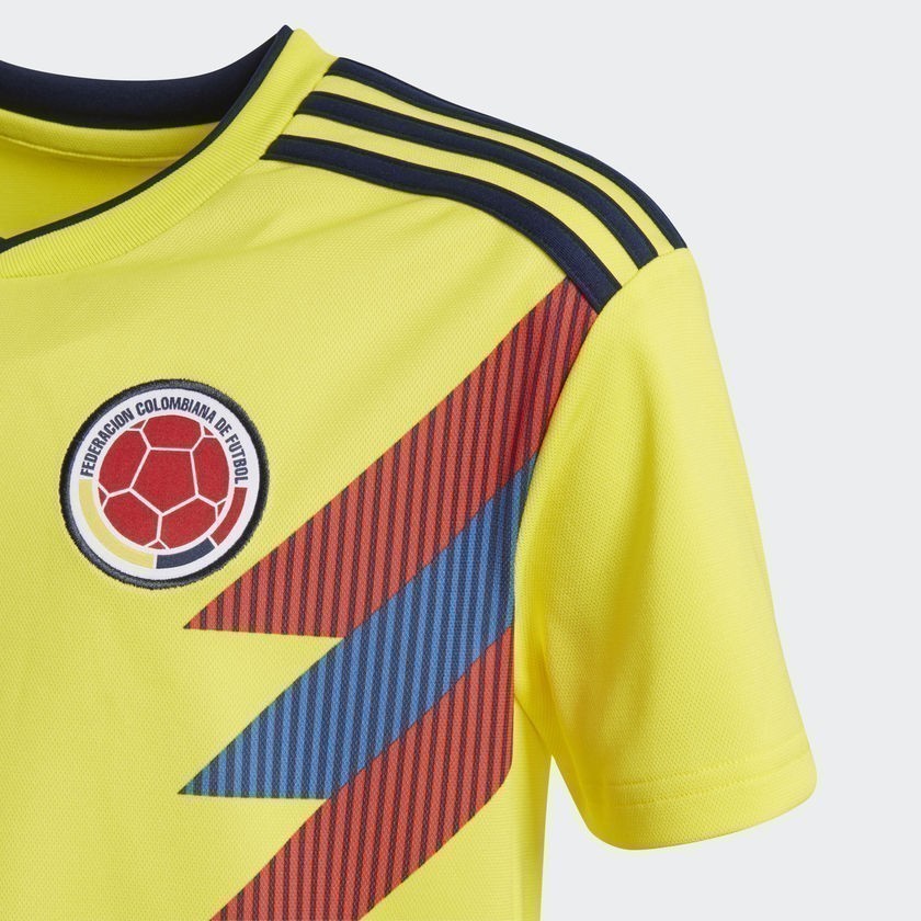 Youth Colombia Home Stadium Jersey World Cup 2018