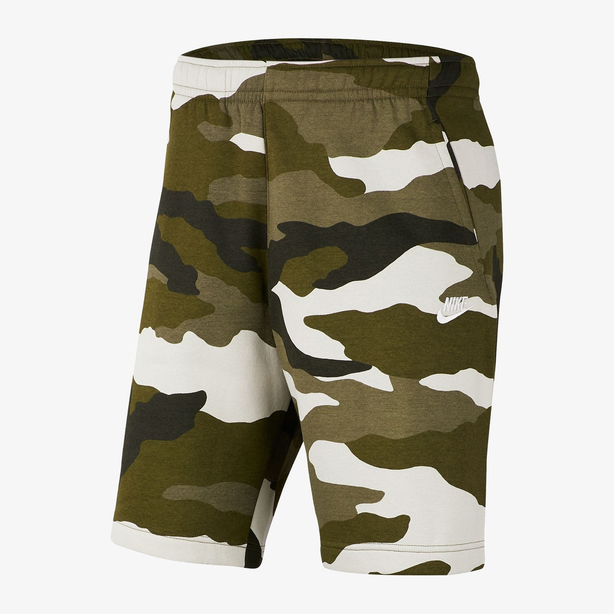 Men&#39;s Sportswear Club Fleece Shorts - Medium Olive/Medium Olive/Summit White