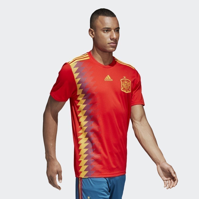 Men's Spain Home Jersey World Cup 2018