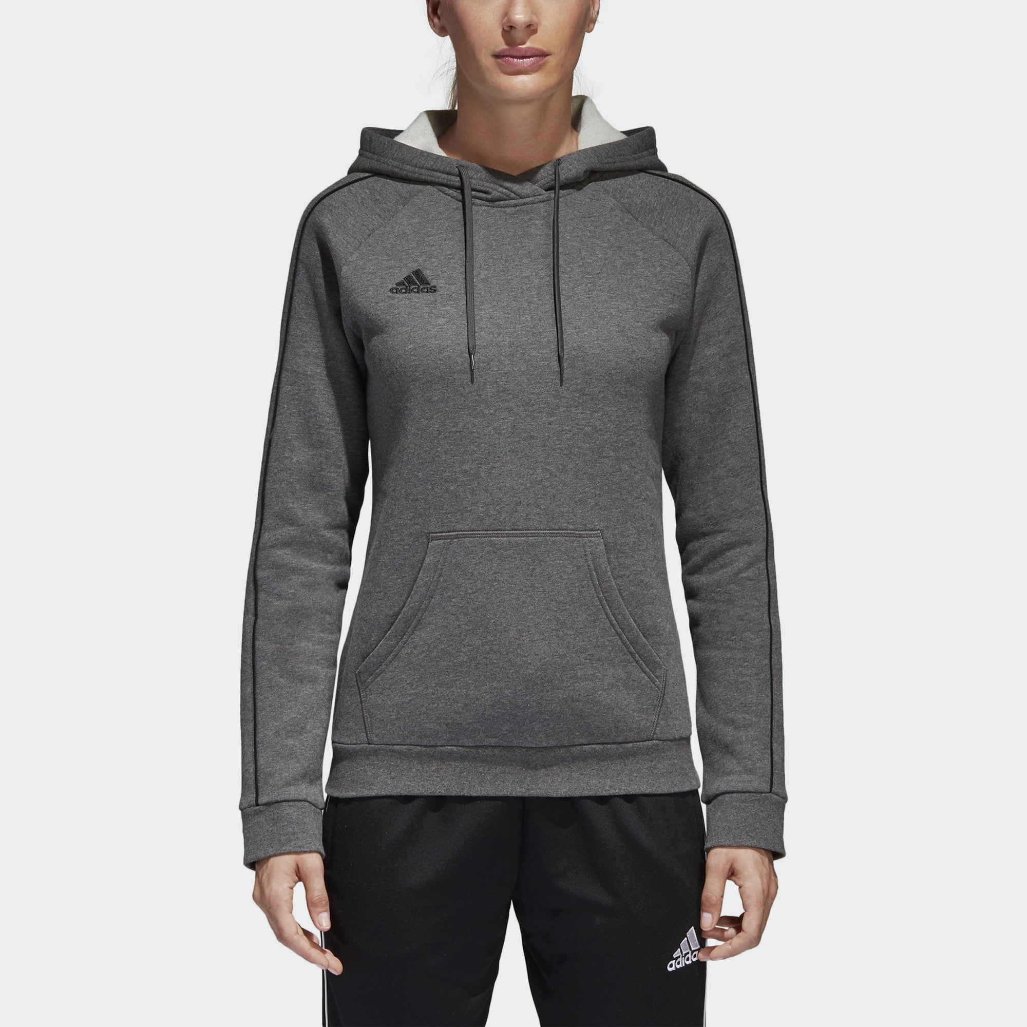 Women's Condivo 18 Hoodie - Dark Grey Heather/Black