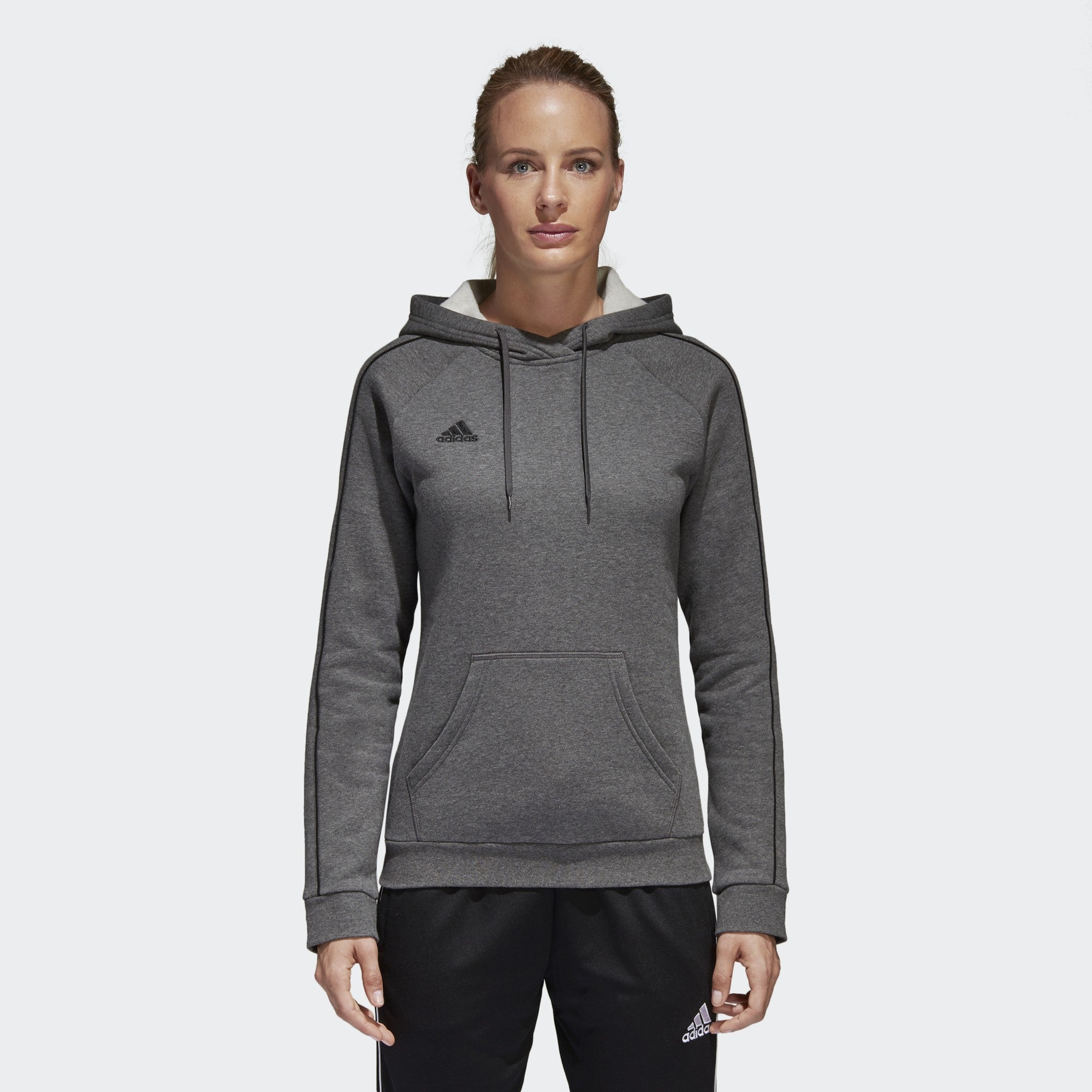 Women's Condivo 18 Hoodie - Dark Grey Heather/Black