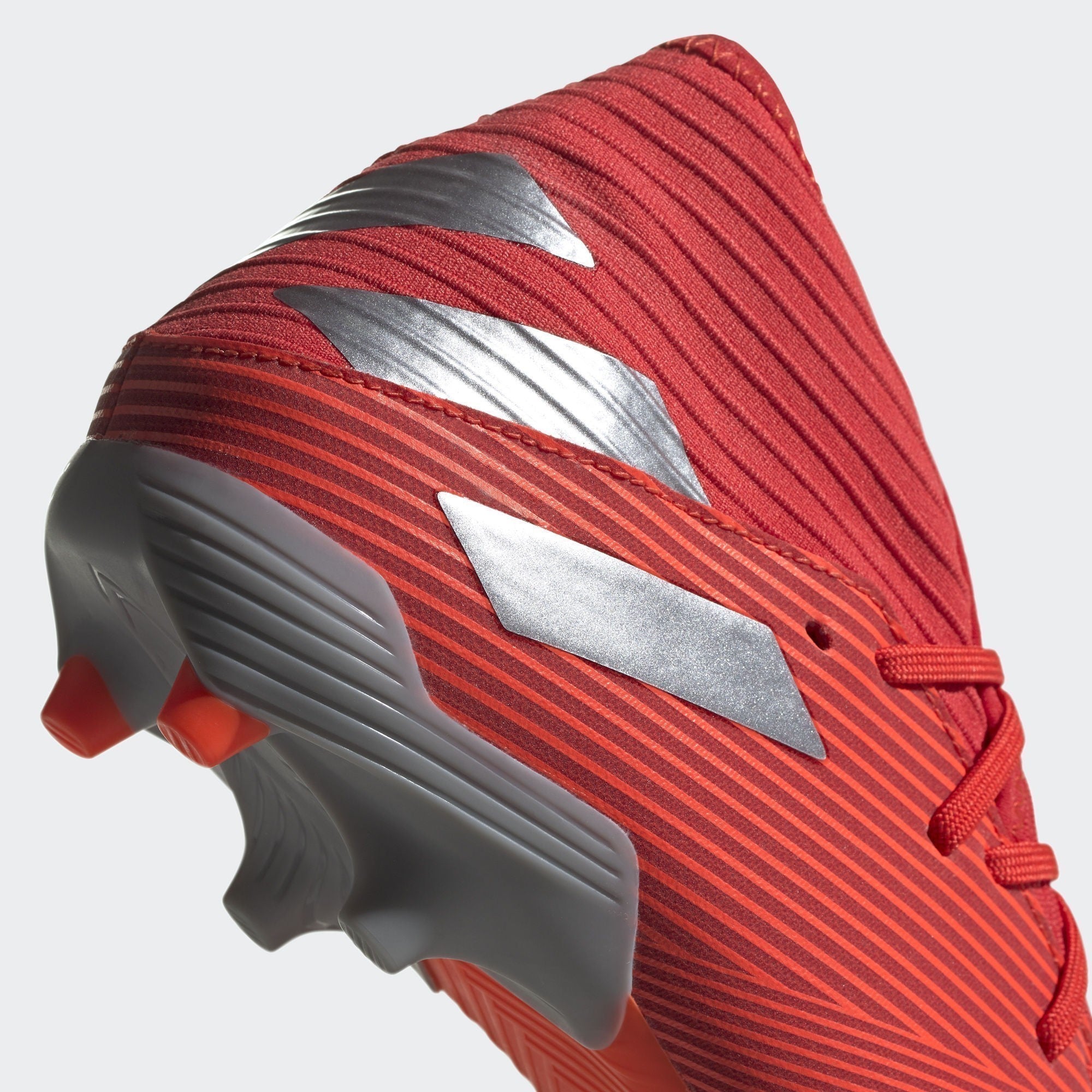 Men's Nemeziz 19.3 FG Cleats - Active Red/Silver/Solar Red