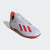 X 18.3 FG Kid's Cleats - Silver/Hi-Res Red/Footwear White