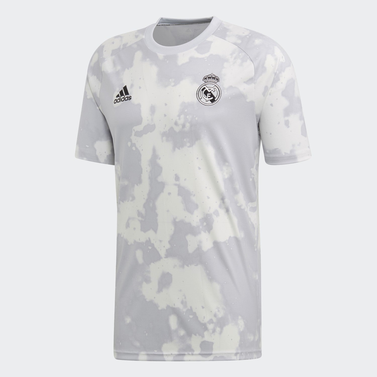 Men's Real Madrid Pre-Match Jersey - Grey/White