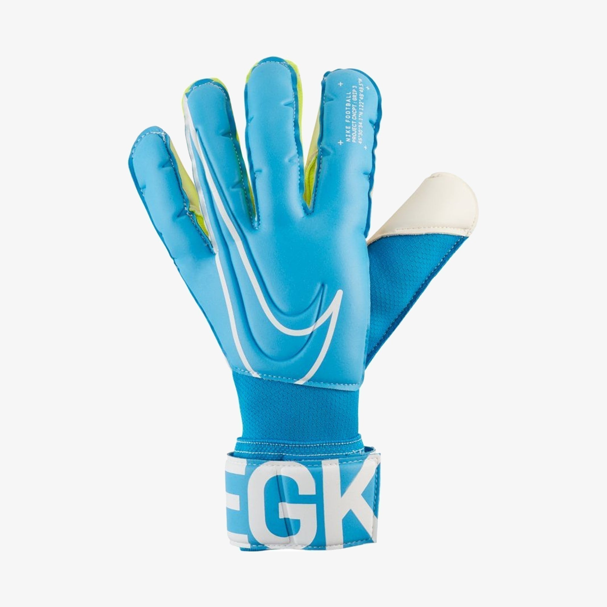 Grip3 Goalkeeper Soccer Gloves - Blue Hero/White