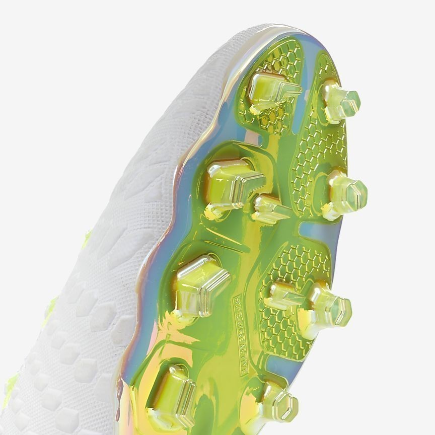 Hypervenom III Elite DF/FG Soccer Cleats - White/Volt/Grey