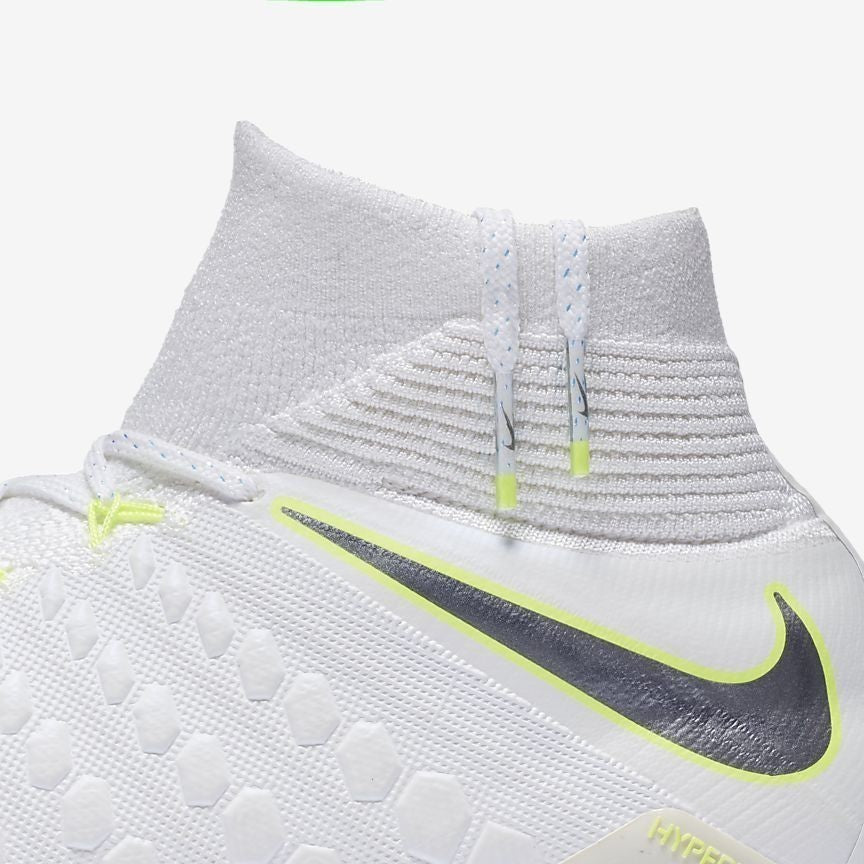 Hypervenom III Elite DF/FG Soccer Cleats - White/Volt/Grey