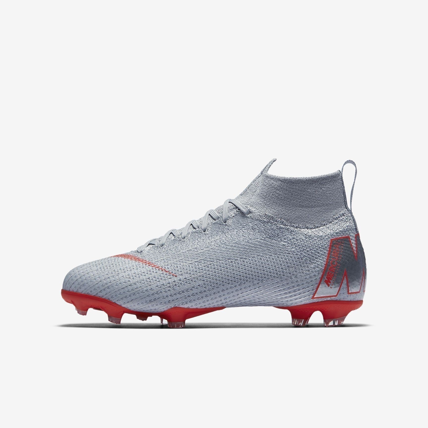 Superfly 360 Elite FG Soccer Cleats - Grey/Platinum/Silver