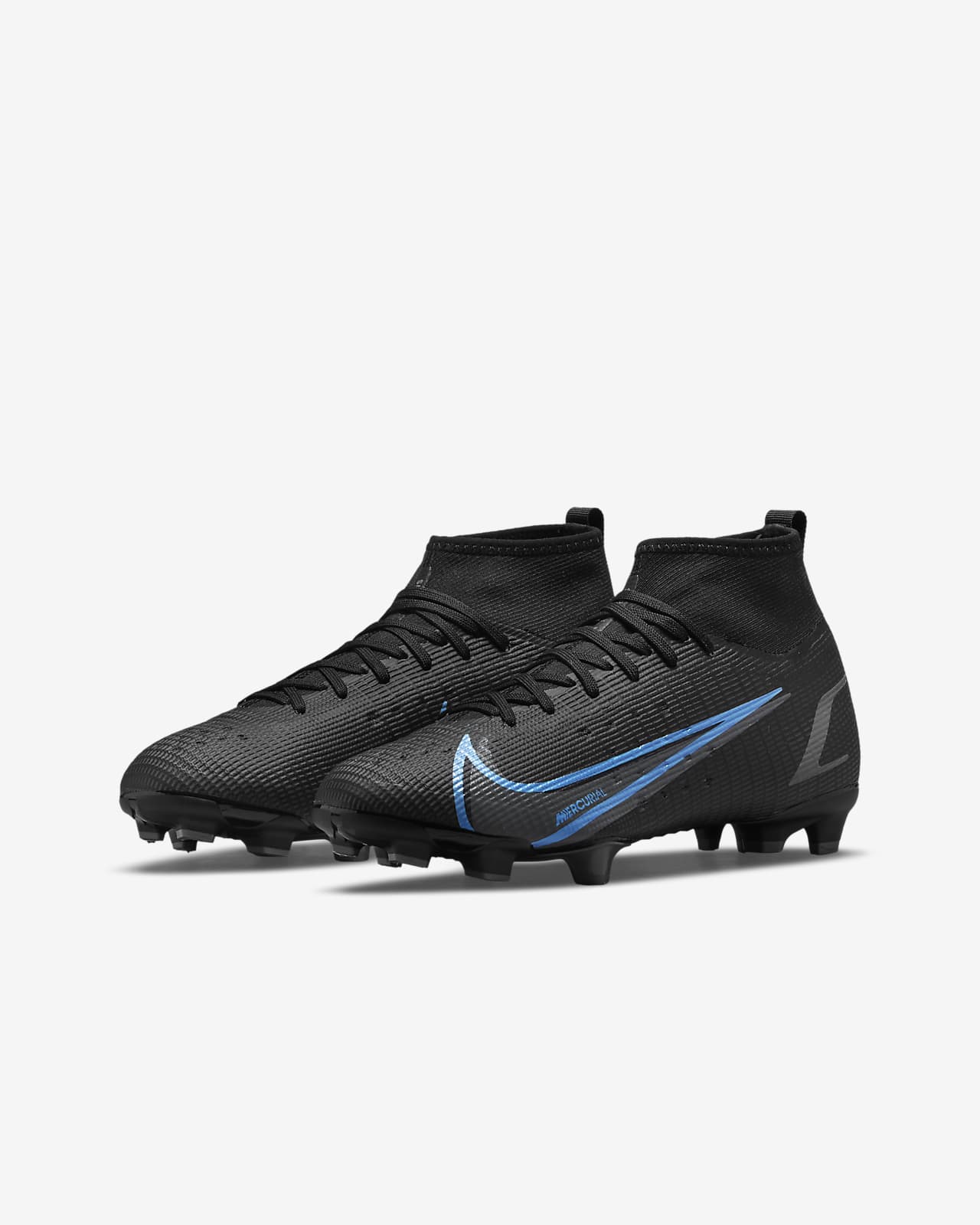 Youth Mercurial Superfly 8 Pro FG Black