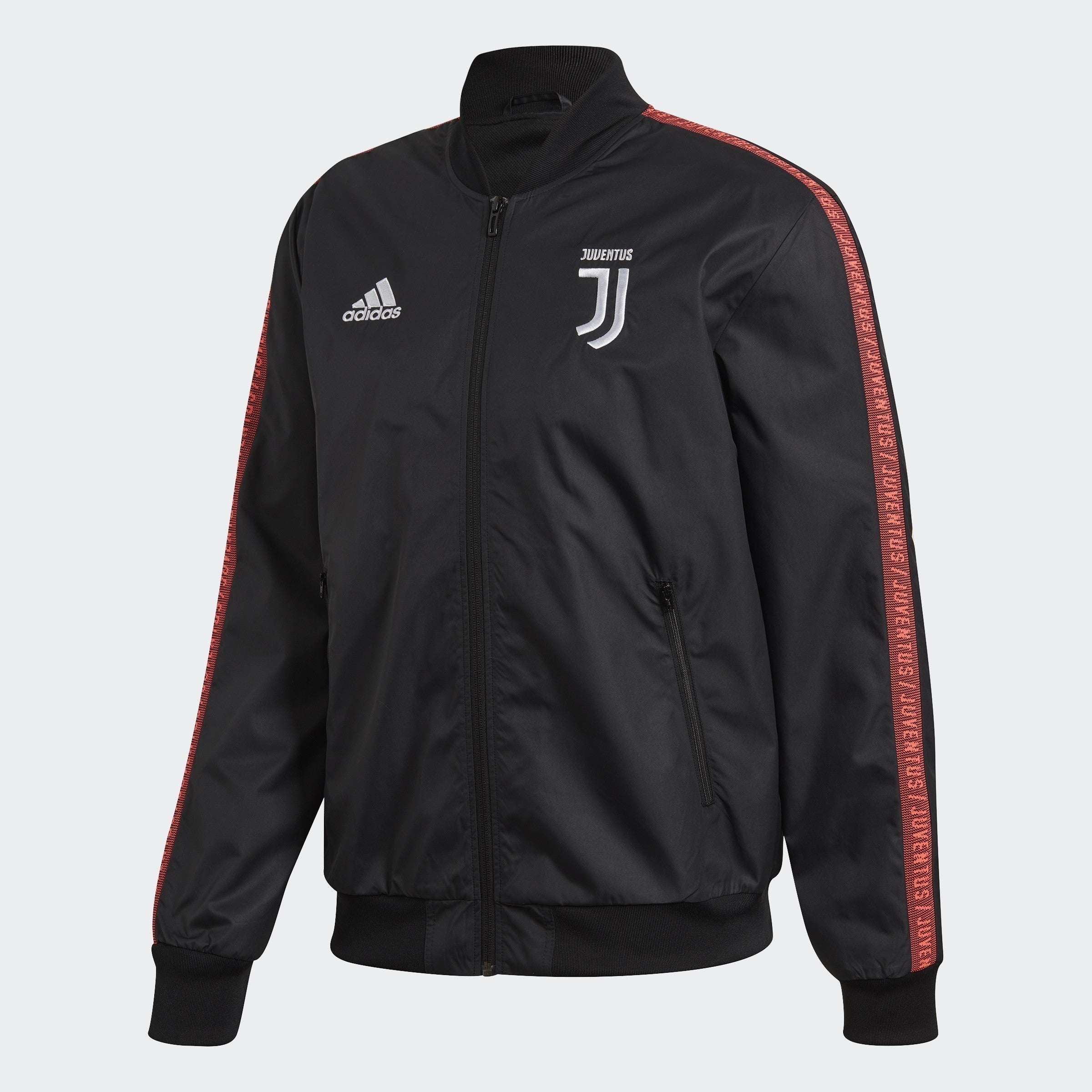 Continuar Representar dígito Men's Juventus Anthem Jacket - Black/Turbo