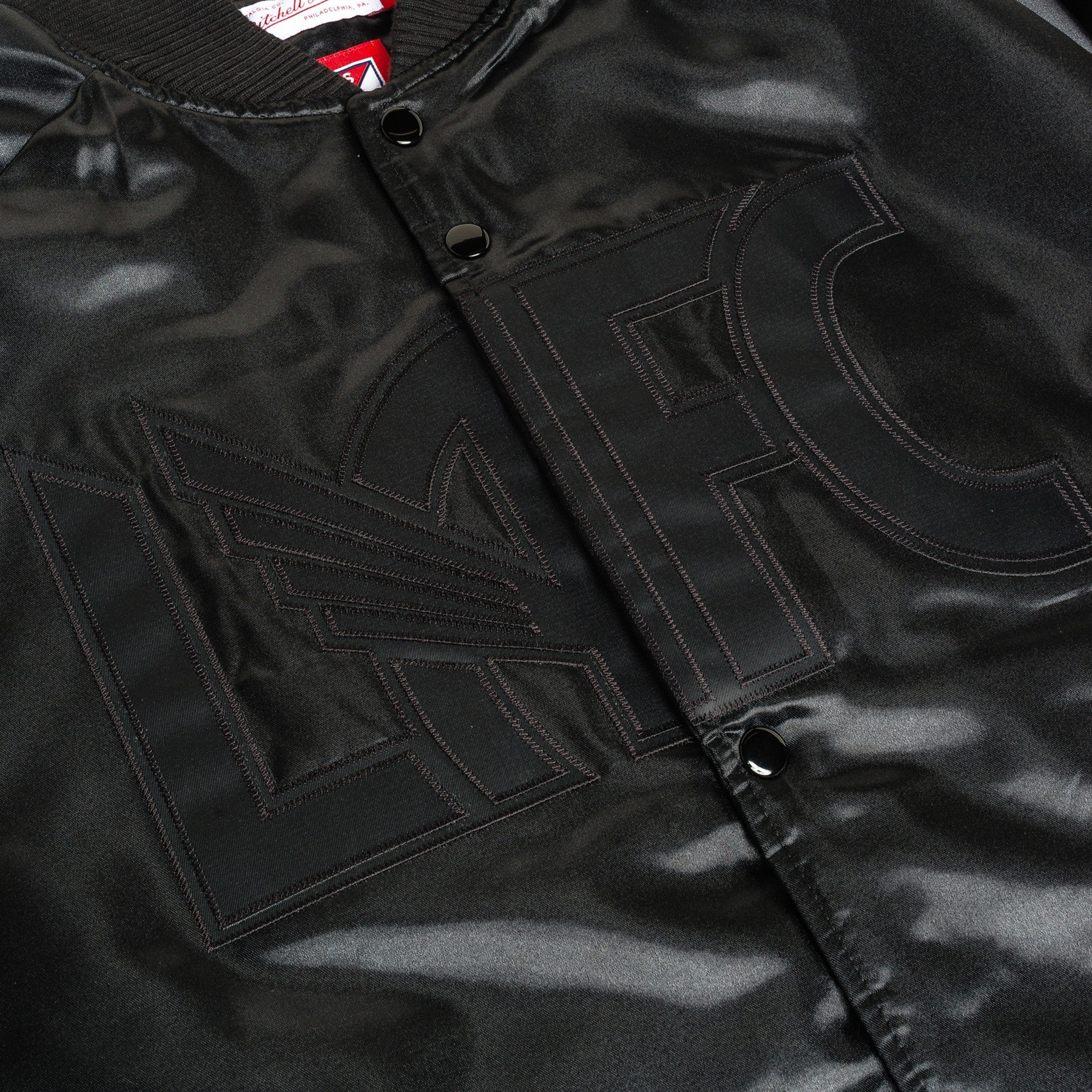 LAFC Midnight Satin Bomber Jacket Niky's Exclusive