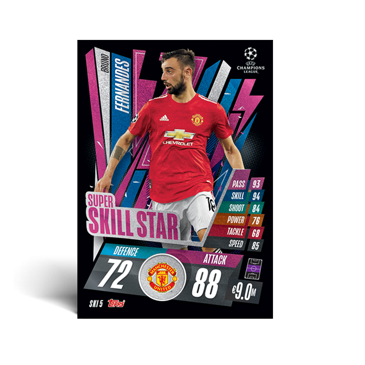 UEFA Topps Match Attax Extra 2020/21 - Super Skill Stars Tin 60 Trading Cards