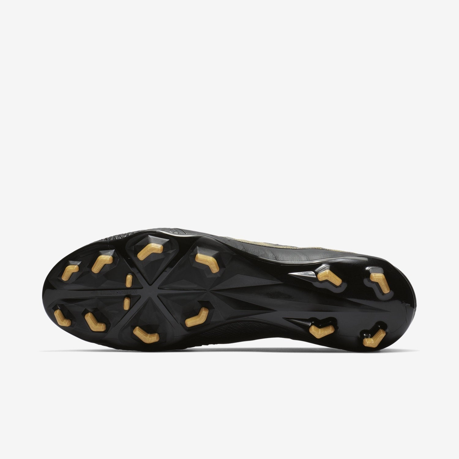 Nike Phantom Venom Elite FG Black/Metallic Vivid Gold Cleats - Farfetch