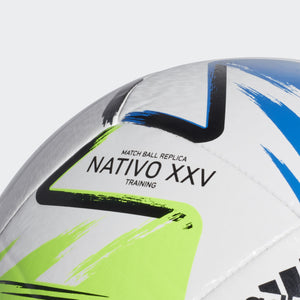 adidas+MLS+Nativo+XXV+2020+White+Blue+Green+Official+Match+Soccer+